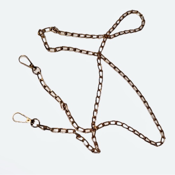 NEW 4’ Gold Tone Chain Link Crossbody Purse Strap - Picture 3 of 9